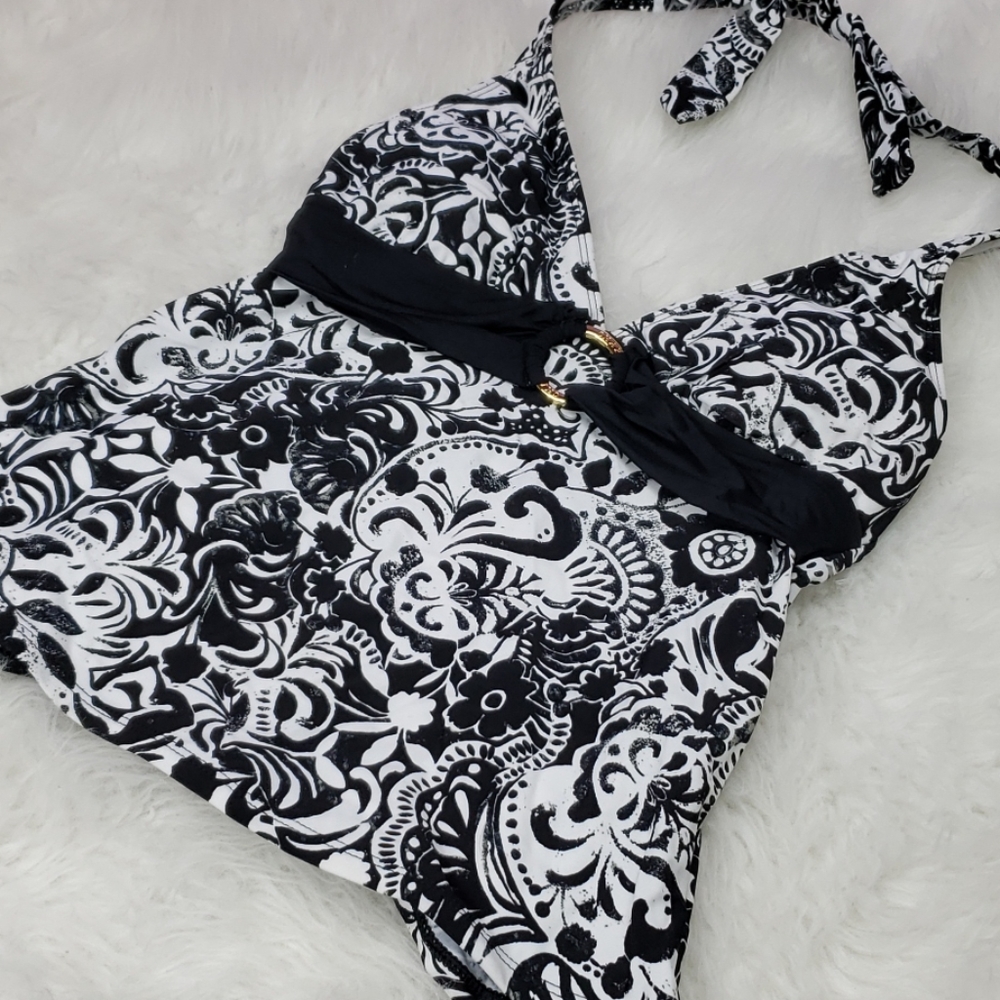 5/$25 NWT chaps halter tankini top size 6 - Picture 3 of 7